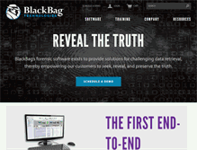 Tablet Screenshot of blackbagtech.com